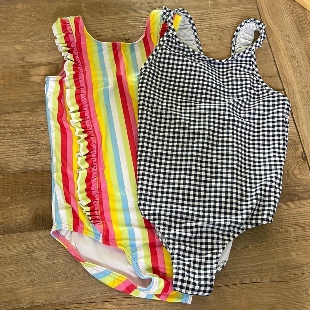 Girls SwimSuits Polo and Tucker and Tate Size 6 & 7